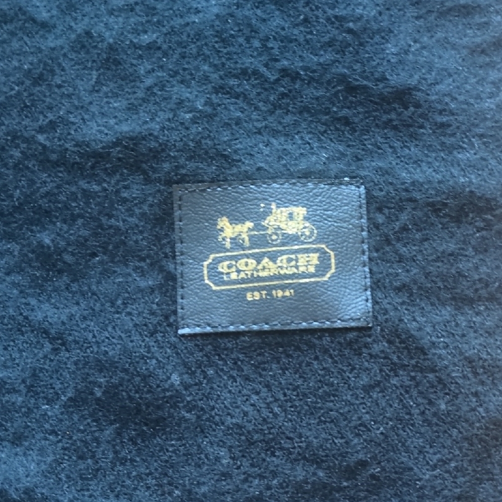 Coach Elegant Black Men's Scarf - Picture 2 of 2